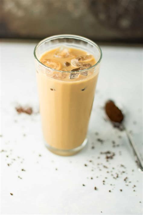 Instant iced coffee. Throw all ingredients in a blender or a hand blender beaker and blend until smooth and a foam forms (if you are after thicker foam, blend it longer). Put some ice cubes in glasses before pouring the coffee in. Serve right away! Course: Drinks. Cuisine: American. Keyword: Iced Coffee Recipe, Instant Iced Coffee Recipe. 