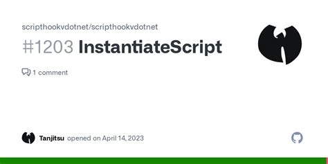 InstantiateScript · Issue #1203 · crosire/scripthookvdotnet - Github