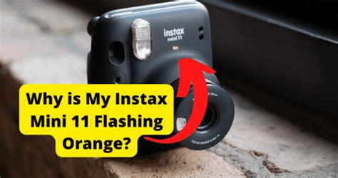Instax mini 11 flashing orange. Instax mini 11 flashing orange. Hi, got 2 instax mini 11 for my kids. Installed the batteries the correct way in both of them (according to +/- images). Installed the … 