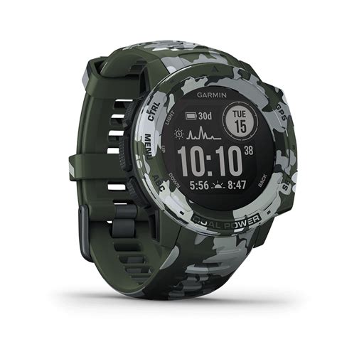 Instinct Dual Power Camo Edition スマートウォッチ Garmin 日本