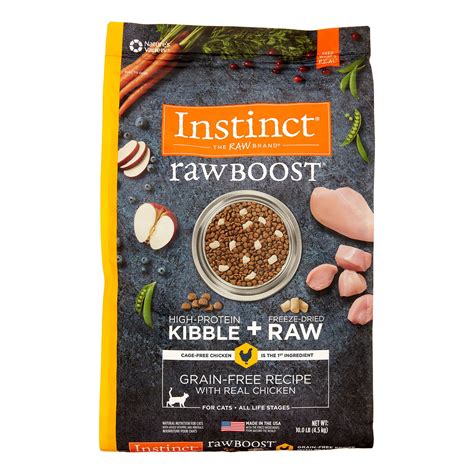Instinct raw. Original Real Beef Recipe. Beef. USA-raised beef is the first ingredient – packed with animal protein for strong, lean muscles. 70% real animal ingredients and nutritious oils; 30% vegetables, fruits and other wholesome ingredients; 0% grain. Made without - grain, potato, corn, wheat, soy, by-product meal, artificial colors or preservatives. 