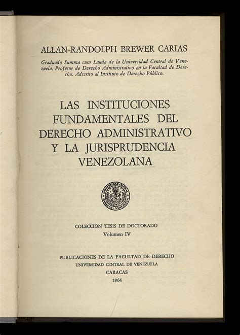 Instituciones fundamentales del derecho administrativo y la jurisprudencia venezolana. - Probability and statistics degroot 3rd edition solutions manual.
