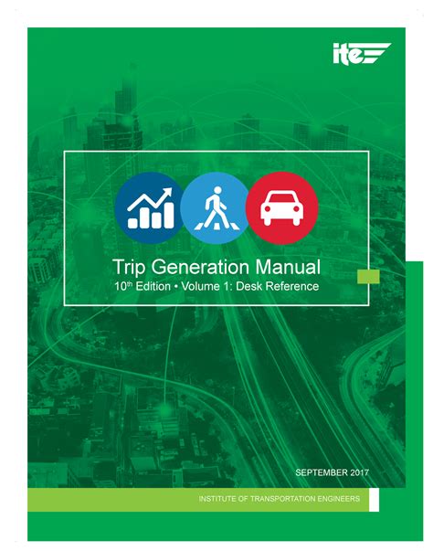 Institute of transportation engineers trip generation manual. - Front end loader 980g maintenance manual.