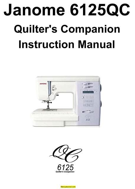 Instruction manual for janome sewing machine 6125. - Handbook of commonly used american idioms.