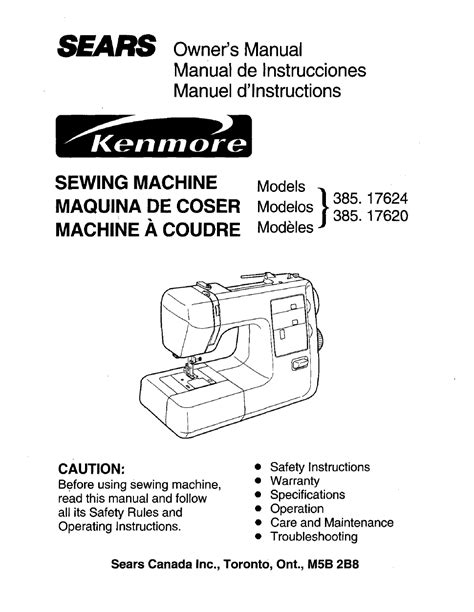Instruction manual kenmore sewing machine model 385. - Grenzüberschrietende medizin zwischen lubljana und wien... =.