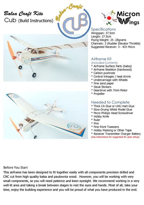 Instruction manual piper cub balsa usa. - The bob card i still dont trust anyone a pharmaceutical sales success and survival guide.