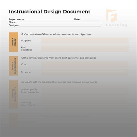 Instructional Design Templates