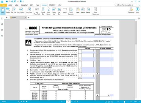 Instructions for How to Fill in IRS Form 8880