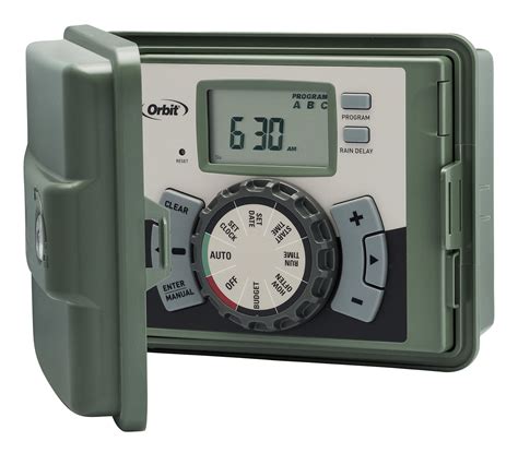 View and Download Orbit 28954 user manual online. 28954 timer pdf manual download. Also for: 57876, 28956, 91874, 91876, 57874. ... Timer Orbit timer Manual. Dual-outlet digital timer (2 pages) ... [ ] buttons to set am/pm . Your sprinkler timer provides the flexibility of using 2 •... Page 10 4. Run Time The display will show • Turn the .... 