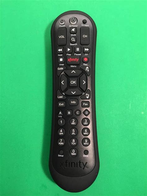 Set Up Your Audio Device. Press and hold SETUP button until the LED light turns GREEN. Enter the numeric code from this Xfinity TV remote finder tool (or see this extended list ). Test the remote .... 