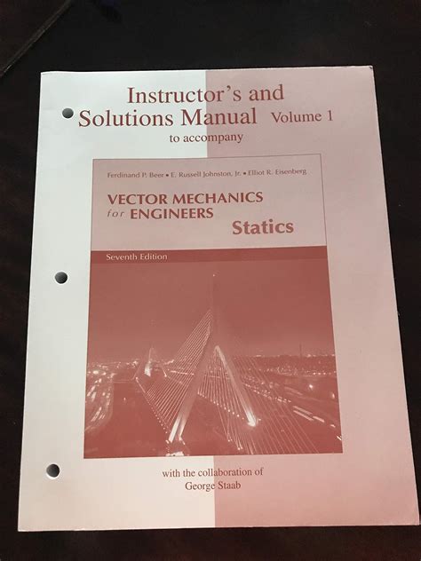 Instructor S And Solutions Manual To Accompany Vector Mechanics For Engineers Statics Ninth Edition