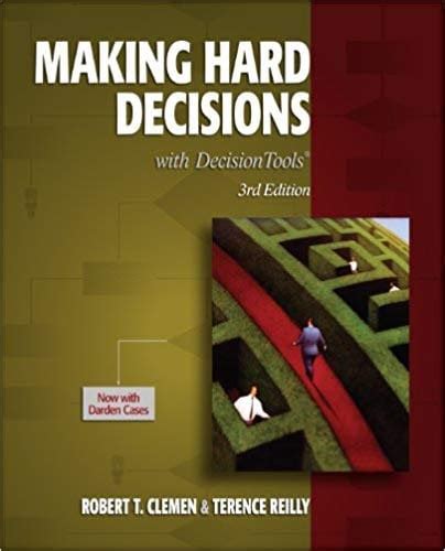 Instructor manual for making hard decisions clemen. - Chemical biochemical and engineering thermodynamics 4th edition sandler solutions manual.