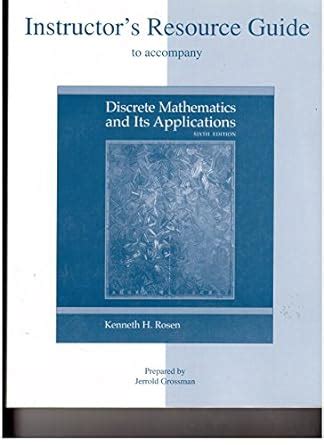 Instructor resource guide discrete mathematics 6th. - Solution manual mechanical vibration by kelly.