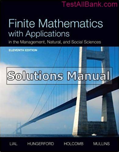 Instructor s solutions manual for finite mathematics. - Manuale di riparazione per officina triumph speed 4 tt 600.