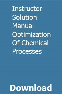 Instructor solution manual optimization of chemical processes. - Cost estimating manual for pipelines and marine structures.