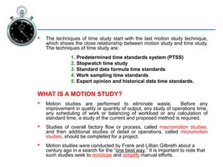 Instructors Manual Im Motion And Time Study