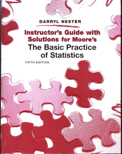 Instructors guide with solutions for moores the basic practice of statistics 4th edition. - Epson stylus pro 3800 3800c 3850 service manual.