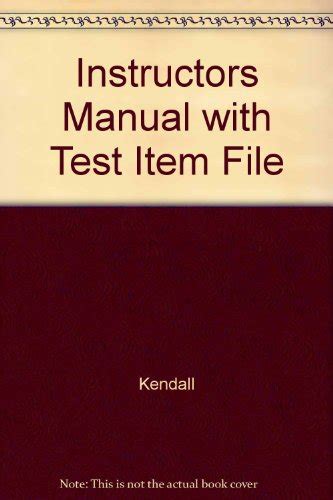 Instructors manual and test item file by nancy e dupree. - Piper archer 3 pilot operating manual.
