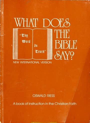 Instructors manual for what does the bible say by oswald riess. - Étude sur la vie et le régne de louis viii (1187-1226).