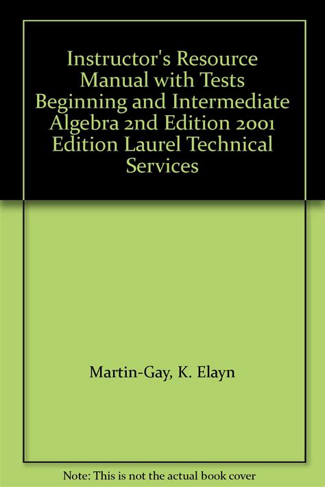 Instructors resource manual with tests by k elayn martin gay. - Yamaha 15hp 4 tempi manuale fuoribordo.