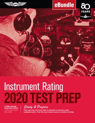 Download Instrument Rating Test Prep 2020 Study  Prepare Pass Your Test And Know What Is Essential To Become A Safe Competent Pilot From The Most Trusted Source In Aviation Training By Asa Test Prep Board