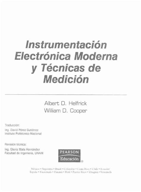 Instrumentación electrónica moderna y técnicas de medición por cooper solution manual. - Manuale di risoluzione dei problemi del frigorifero amana.