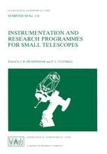 Instrumental And Research Programmes For Small Telescopes