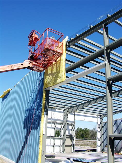 Insulating a metal building. Remember, when you purchase a steel building from Atlantic Steel Buildings, we are able to advise you on the best type of insulation to meet your needs. Contact us on 01872 560488, or complete the quote request form on our website. 