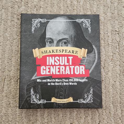 Insult generator book.  This entertaining insult generator and flip boo...