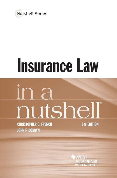 Full Download Insurance Law In A Nutshell By John F Dobbyn