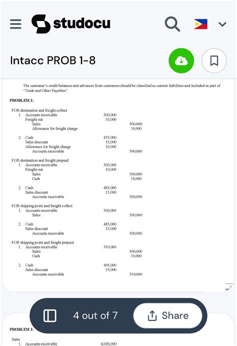 Intacc PROB 1-8 - Problem 1: Dreamer Company reported the