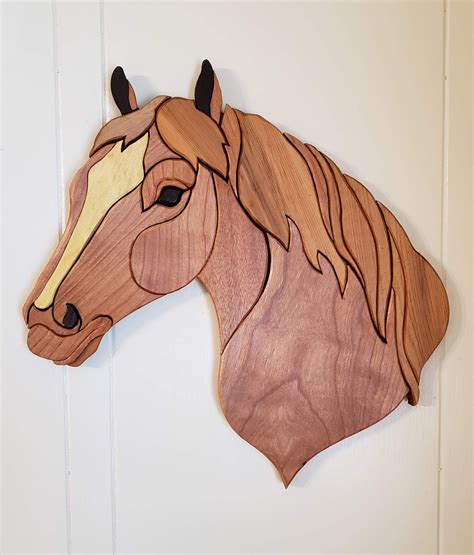 Intarsia Horses - Etsy