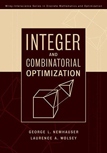 Integer and combinatorial optimization nemhauser solution manual. - Star wars galactic battlegrounds primas official strategy guide.