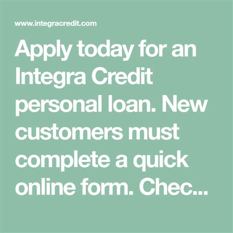 Integra Credit offers personal loans for bad credit and will not even do a credit check when you apply. This means that Integra Credit will not do a hard pull of your credit report, so negative information in your credit history won't matter. Integra Credit will instead consider other information from your application to determine eligibility .... 