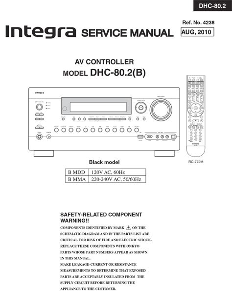 Integra dhc 80 2 service manual. - Aprilia classic 125 97 manuale utente.