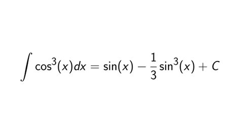 Integral of cos (x)^3 Answer Math Problem Solver Cymath.