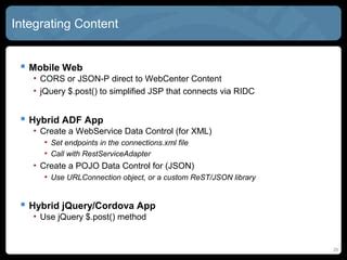 Integrating ADF / WebCenter and AngularJS Part 1 Adventures in Oracle Webcenter & SOA