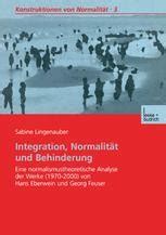 Integration Normalität und Behinderung SpringerLink