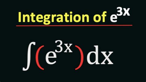 Integration Of 3x