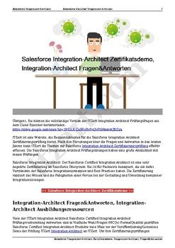 Integration-Architect Echte Fragen