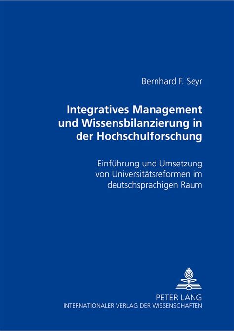 Integratives management und wissensbilanzierung in der hochschulforschung. - Control e instrumentación de centrales eléctricas el control de calderas y sistemas hrsg.