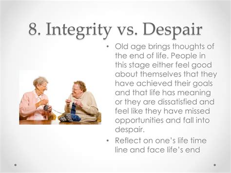 Integrity vs despair age