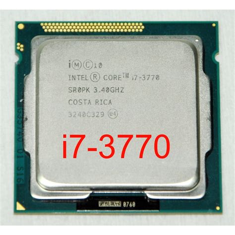 Intel Core I7 3770 Socket