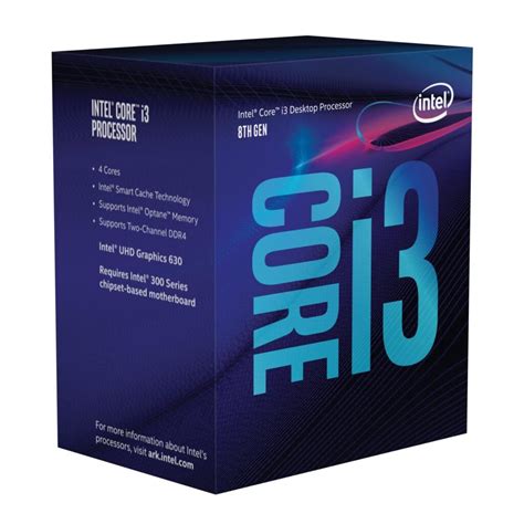 Intel Core i3-8100 @ 3.60GHz vs Intel Core i3-7100 @ 3.90GHz