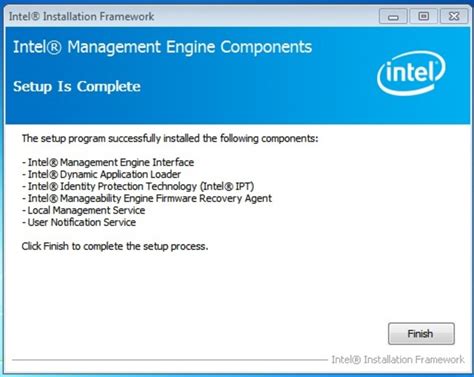 Intel Management Engine 15.0 Firmware for Windows 10 (64-bit ... - Lenovo