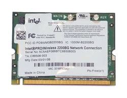 Intel PRO/Wireless 2200BG Network Connection network adapter drivers