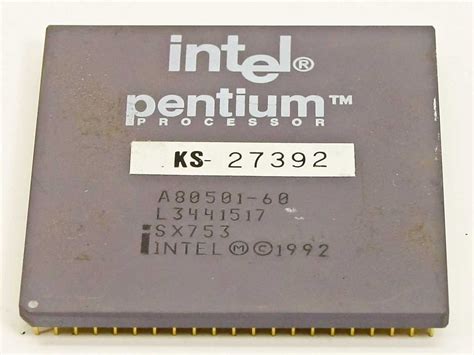 Intel Pentium 60 - A80501-60 - Microprocessor