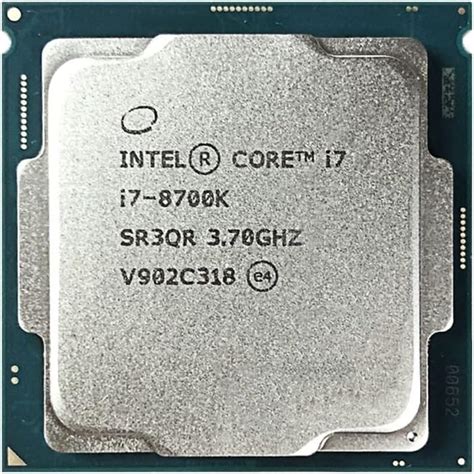 Intel i7 8700k. 70 GHz) quick reference with specifications, features, and tech...