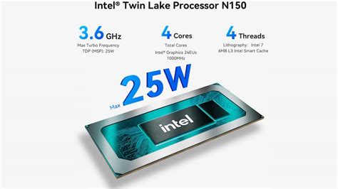 Intel n150 vs n250.  Comparison of the technical characteristics between the process...
