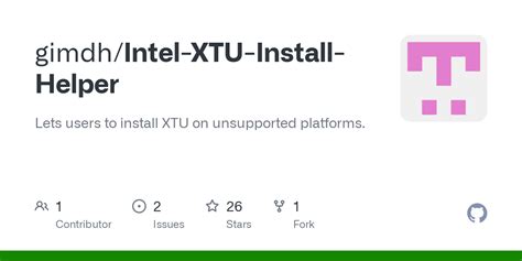Intel xtu unsupported platform 8550u.  Yesterday when I wanted to inst...